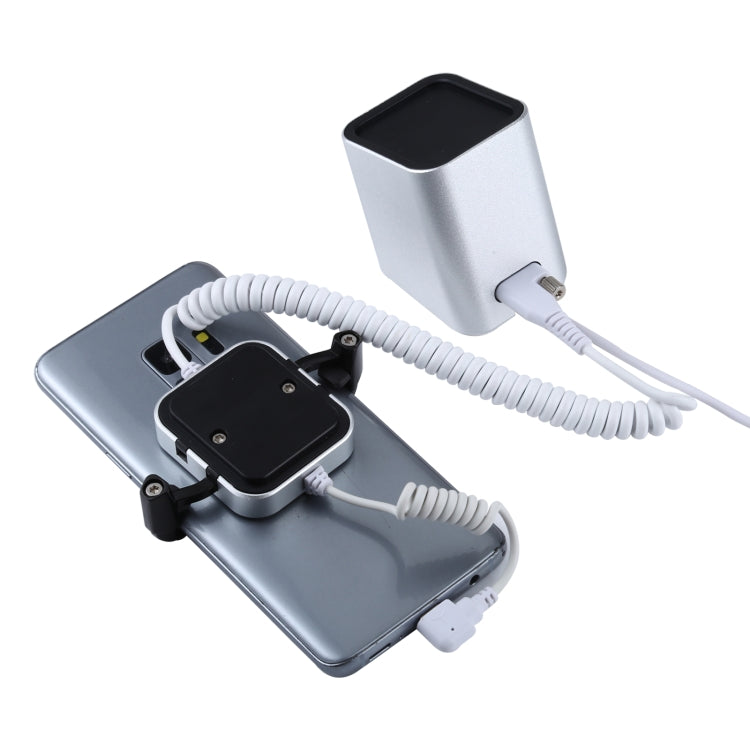 Aluminum Shell Square-column Anti-theft Alarm Stand Security System Burglar Alarm / Anti-theft Alarm Display Holder for Mobile Phones with Type-C / USB-C Port, Square-column Type-C Aluminum Shell Square-column Anti-theft Alarm Stand Security System Burglar Alarm / Anti-theft Alarm Display Holder for Mobile Phones with Type-C / USB-C Port, Square-column Type-C